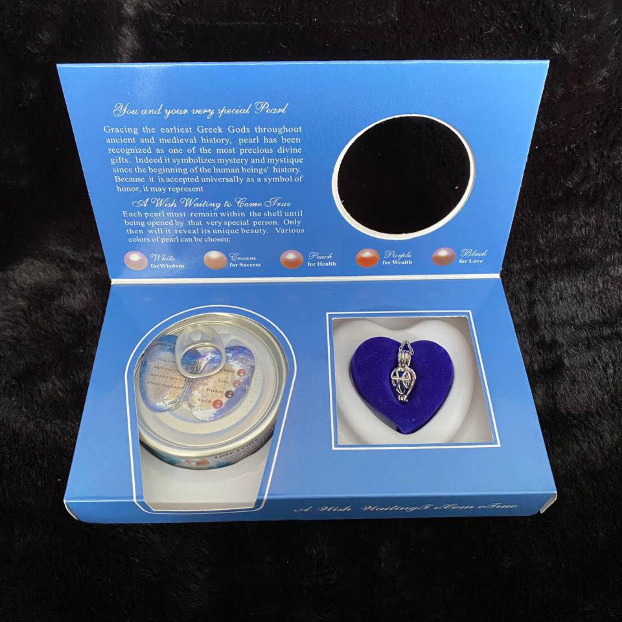 Lucky Pearl Necklace in Real Oyster Fortune Jewelry Gift for Etsy