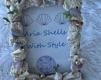 Made to order (no one frame is the same) all Hand picked shells from various beaches