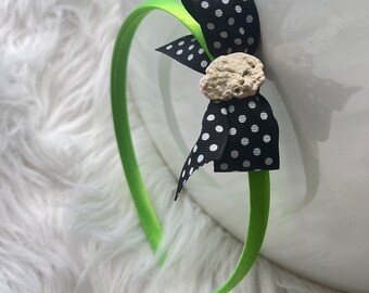 lime Headband with shell