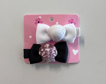 Baby clips w/ mixed Florida shells