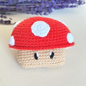 Pilz AirPods Pro 1 2 Hülle Muster, Amigurumi Ohrhörer Abdeckung häkeln, Pdf Muster