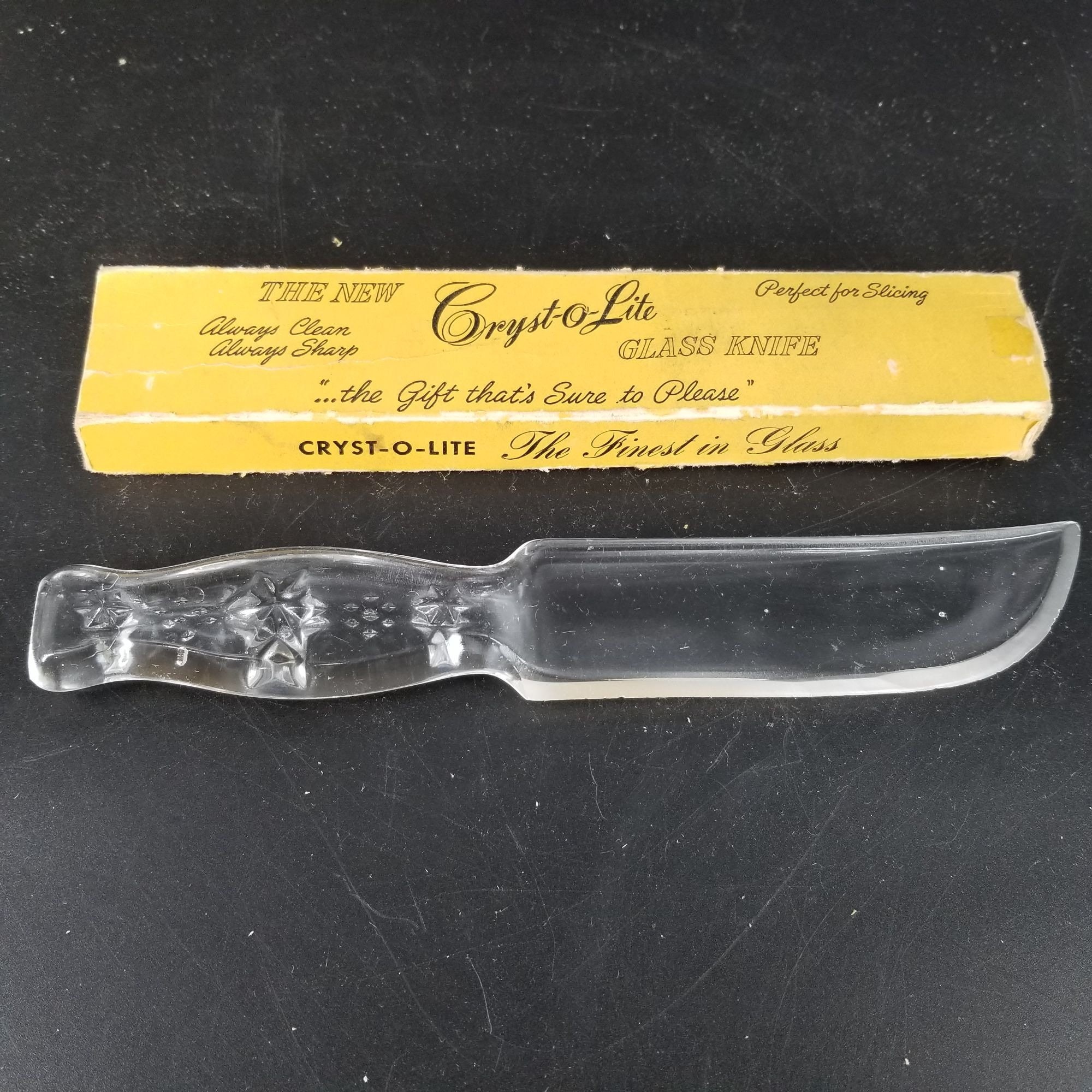 Vintage Glass Knife