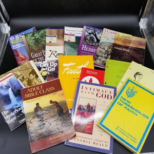 Fisherman Christian Bible Study Devotional Scripture Church Educational Lot of 17