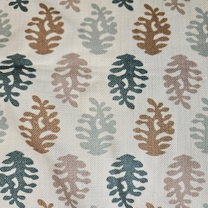 Richloom Platinum Upholstery Fabric By The Yard Leaf Print Abstract 58&quot; Wide