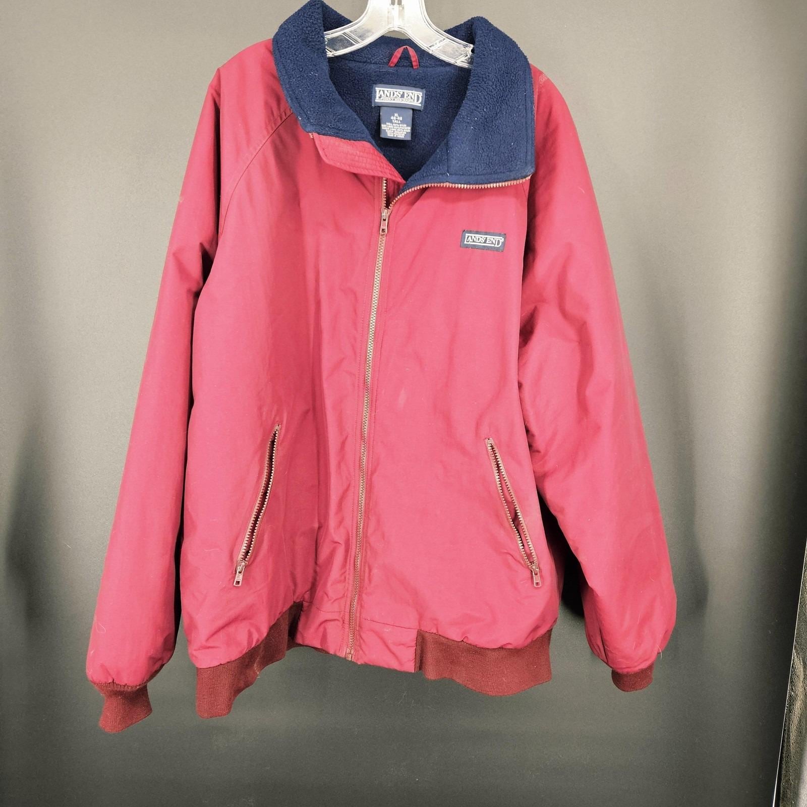 90s Lands End Jacket - Etsy