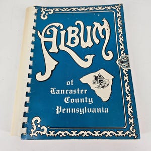 Vintage Kochbuch Rezeptalbum Lancaster County PA Dutch Pennsylvania Handarbeit