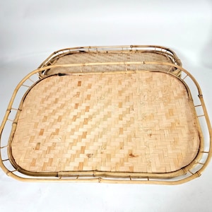 Rattan Tv Tray Etsy