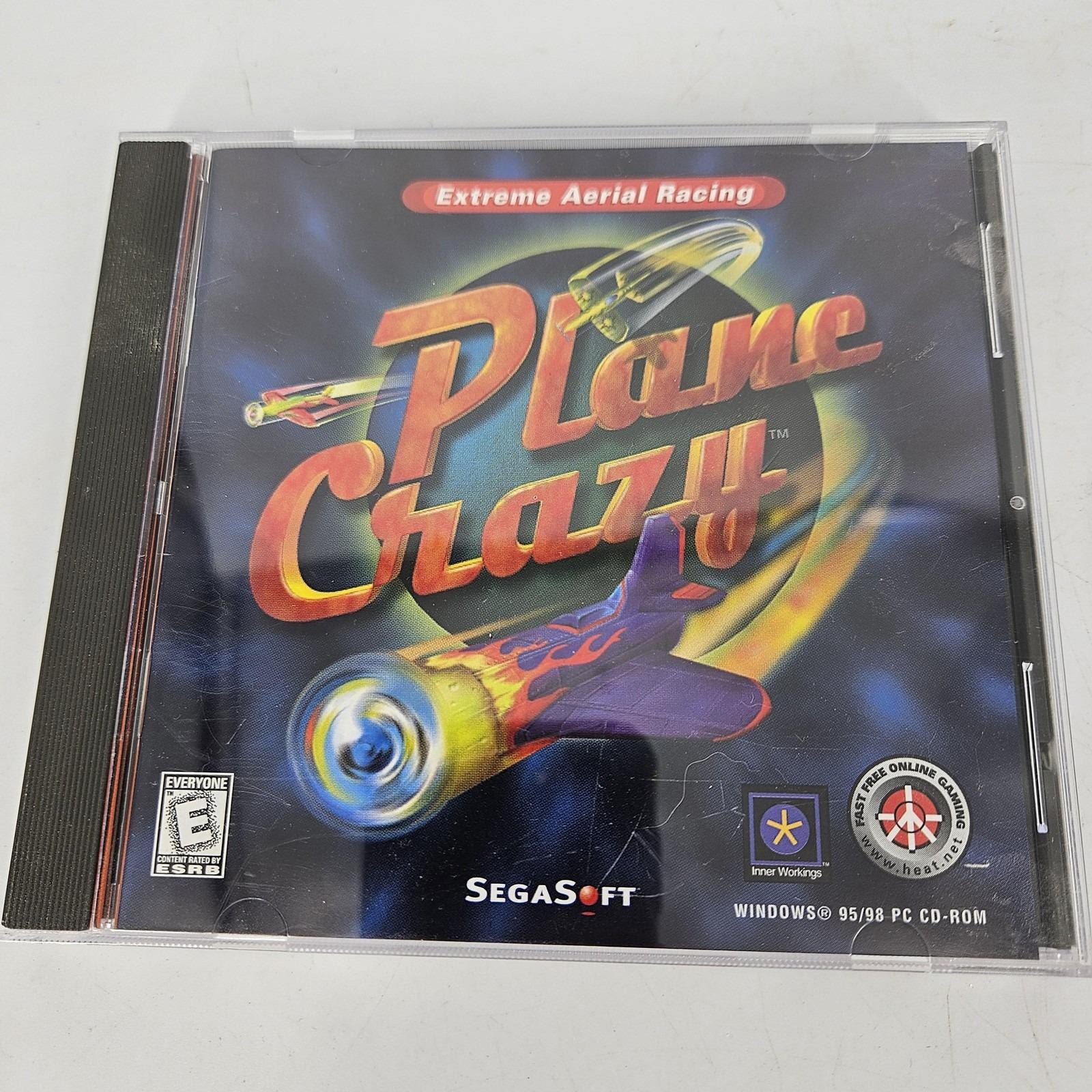 Vintage 1998 Plane Crazy PC CD-ROM Windows 95/98 Game Segasoft