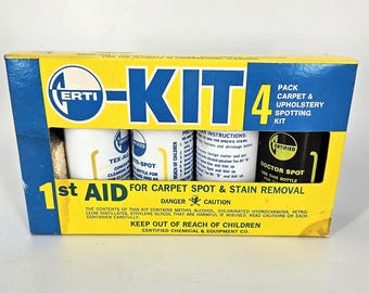 Gecertificeerde Cert-Kit 4-pack reiniger voor tapijtbekleding 944-072 geel