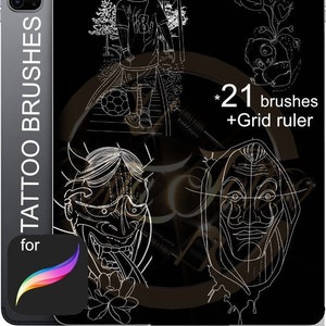 Tattoo stencils ready to print PROCREATE vol 2 Unleash your creativity