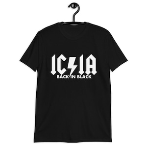Iowa Hawkeyes IC/IA Tee - Black/White