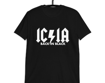 Iowa Hawkeyes IC/IA Tee - Black/White