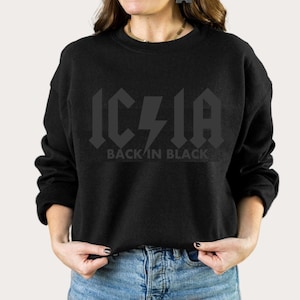 Iowa Hawkeyes IC/IA Sweatshirt - Black/Gray