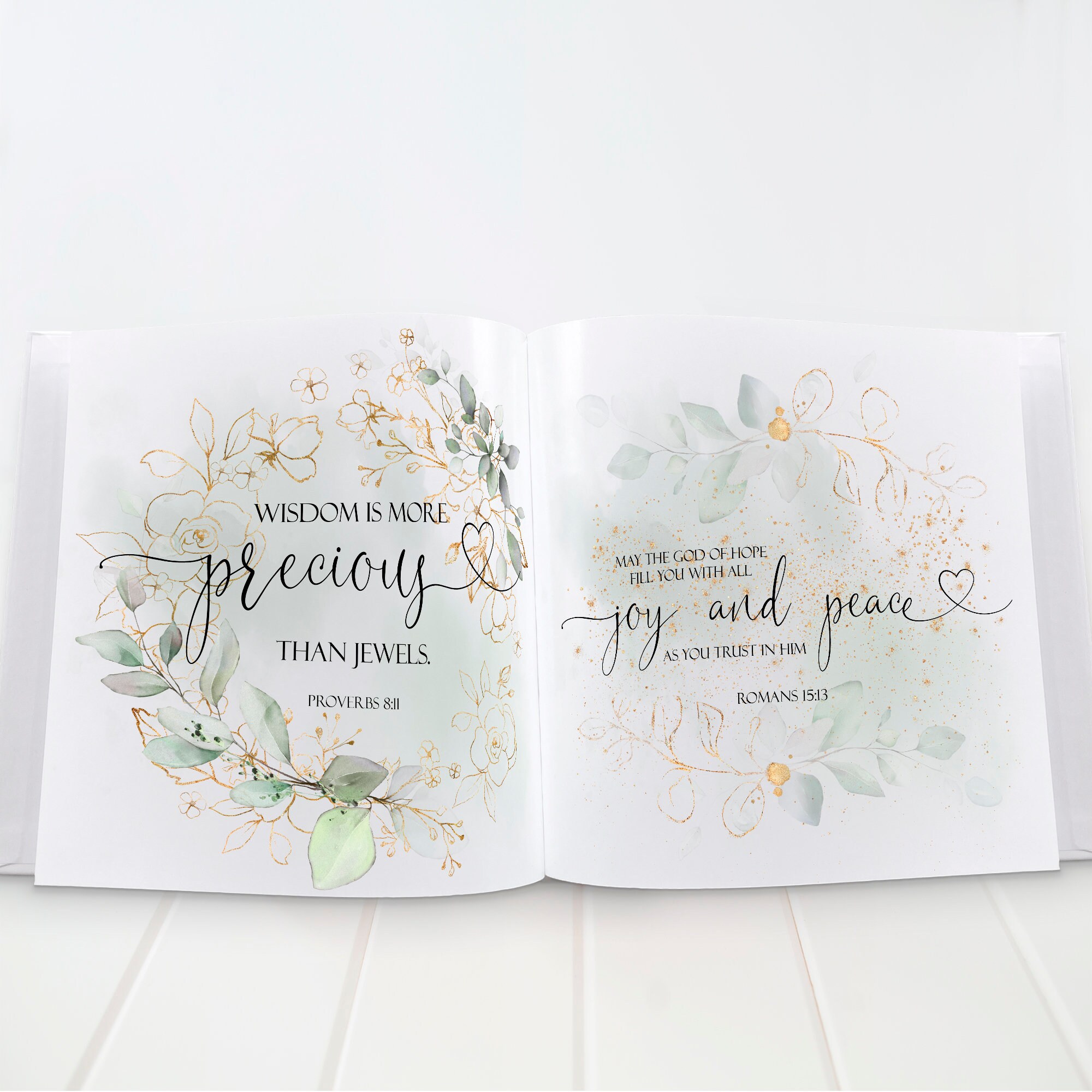 Baptism Gift Girl From Godmother Personalized Christian Baby Book