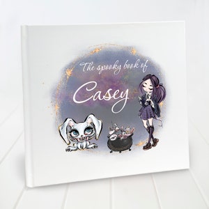 Personalized Halloween Book Gift for Teenage Girls Bestie Gift Idea Spooky Story Book with Two Female Characters Customized Childrens Books