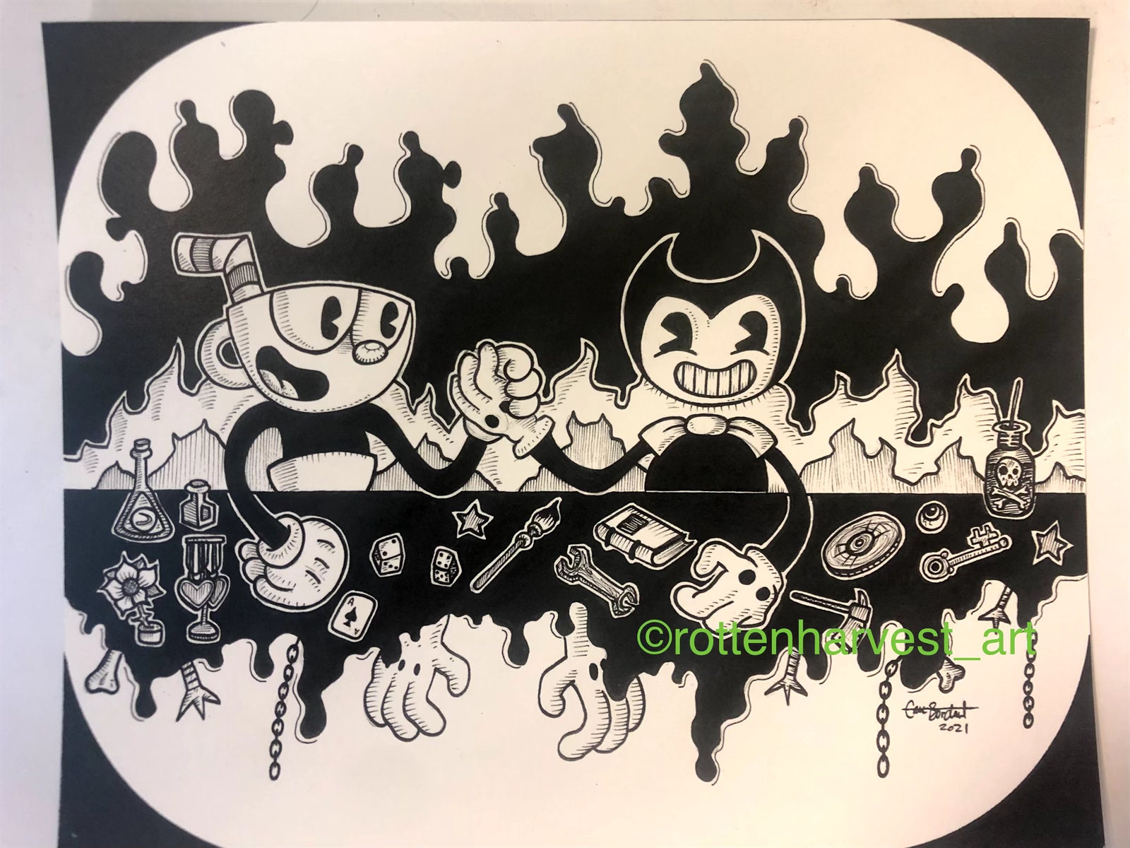 the cuphead show, video game, new 2022 character, colored,  clipart,svg,png,pdf files, vectorized