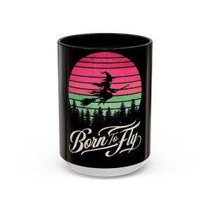 Witch Mug, Halloween Coffee Cup, Witches Brew Tea Mug, Gothic Kitchen Decor, Magic Potion Hot Cocoa Mug, Spooky Gift Idea