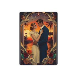 Künstlerisches Poker Spielkarten Set, Spielkarten im Vintage-Stil, Geschenk für Pokerliebhaber, Einzigartige Kartenspiele, Dekorative Spiel Sammlerstücke