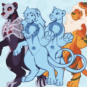 Mystery Lion Custom Furry Adopts