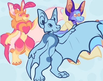 Mystery Bat Custom Furry Adopts