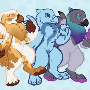 Mystery Pigeon Griffin Custom Furry Adopts