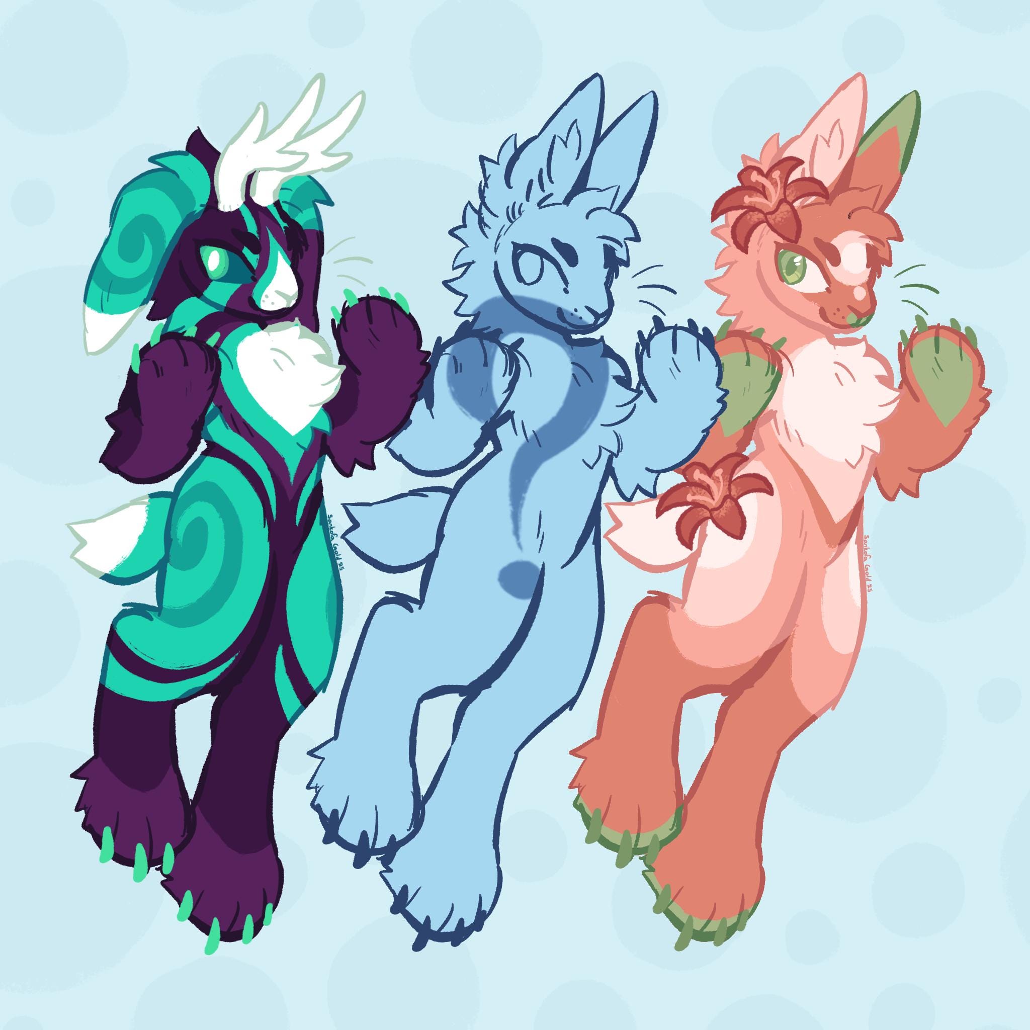 Mystery Jackalope Rabbit Custom Furry Adopts