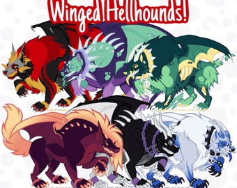 El personaje peludo de Devil Hellhounds adopta