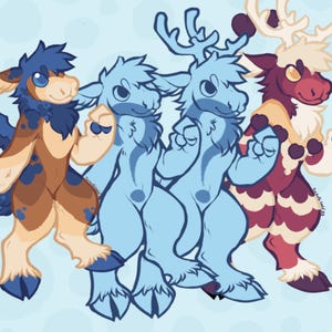 Mystery Deer Custom Furry Adopts