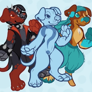 Meer Mystery Pit Bull Custom Furry Adopts