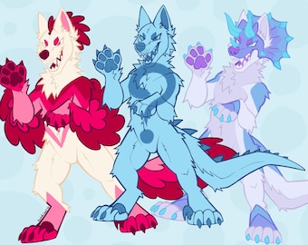 Mystery Dinodog Custom Furry Adopts