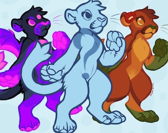 Mystery Cougar Custom Furry Adopts