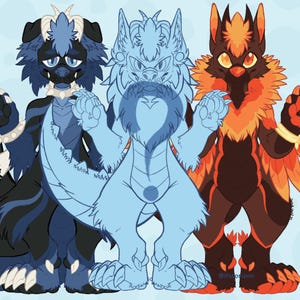 Mystery Dinodog Custom Furry Adopts