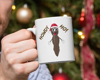 Mr Hankey The Christmas Poo Mug 11oz, Inspired from The South Park TV Show by Matt Stone and Trey Parker