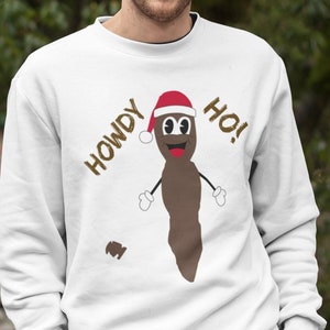 Mr Hankey The Christmas Poo Sweatshirt, Inspired from The South Park TV Show by Matt Stone and Trey Parker