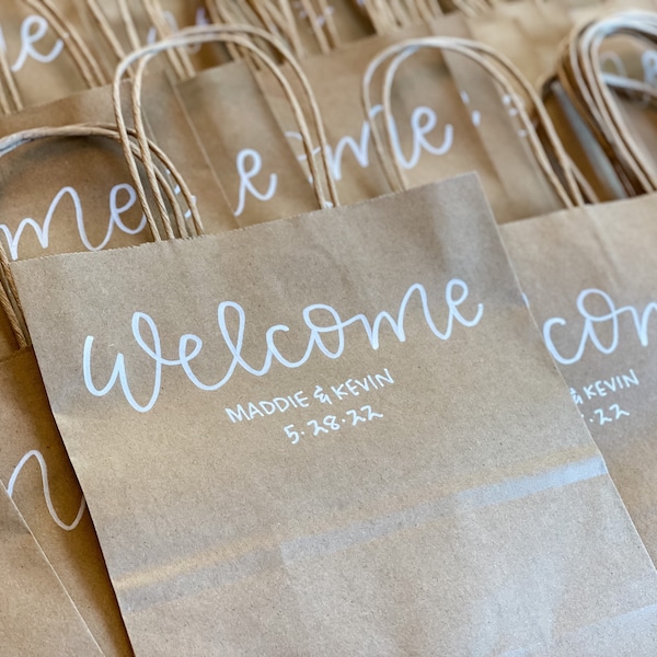 Wedding Gift Bags for Hotel Guests Etsy