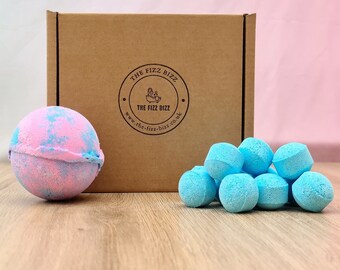 Handmade Bath Bomb Gift Set: Natural Essential Oils, Vegan & Cruelty-Free