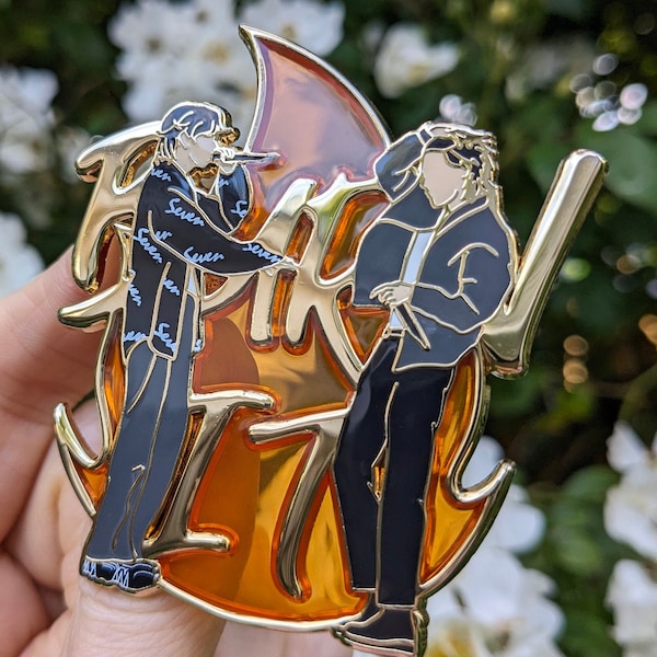 Yoongi Agust D & Jungkook Burn It Enamel Pin