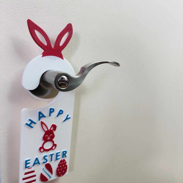 Happy Easter door hanger (3D PRINTED RESALE OK)