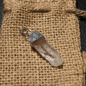 Soldered Clear Quartz Pendant