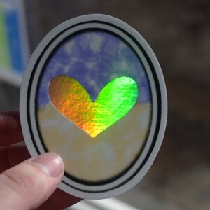 Let Our Love Reflect sticker (support the Ukraine)