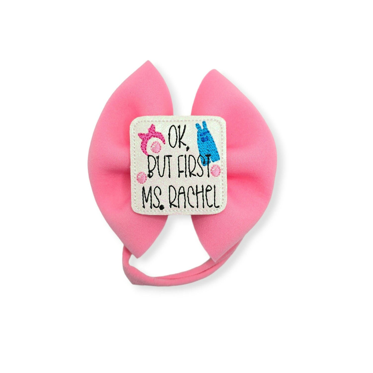 But First Ms. Rachel Puff Hair Bow, Ms. Rachel Hair Bow, Ms. Rachel  Birthday Party, Ms. Rachel Headband, Ms. Rachel Pink Puff Bow - Etsy