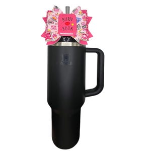 Stanley Tumbler Bow Straw Topper, Tumbler Bows, Tumbler Straw Bow, Straw Bow Topper, Stanley Accessories