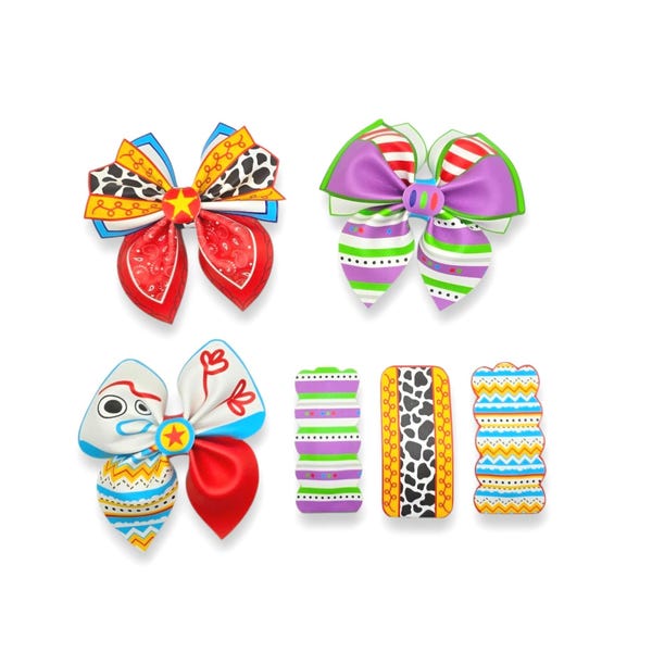 Toys Hair Bows, Toys Snap Clips, Cowgirl Hair Bow, Space Toy Hair Bow