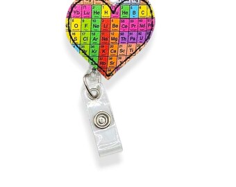 Periodic Table Badge Reel Toppers, Teacher Badge Reels, Teacher Badge Reel Toppers, Science Teacher Badge Reel