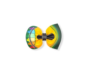 Crayon Box Hair Bow, Back to School Hair Bow, Back to School Crayon Hair Bow