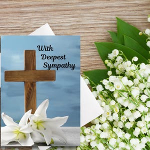 Avec la carte de mes plus sincères condoléances