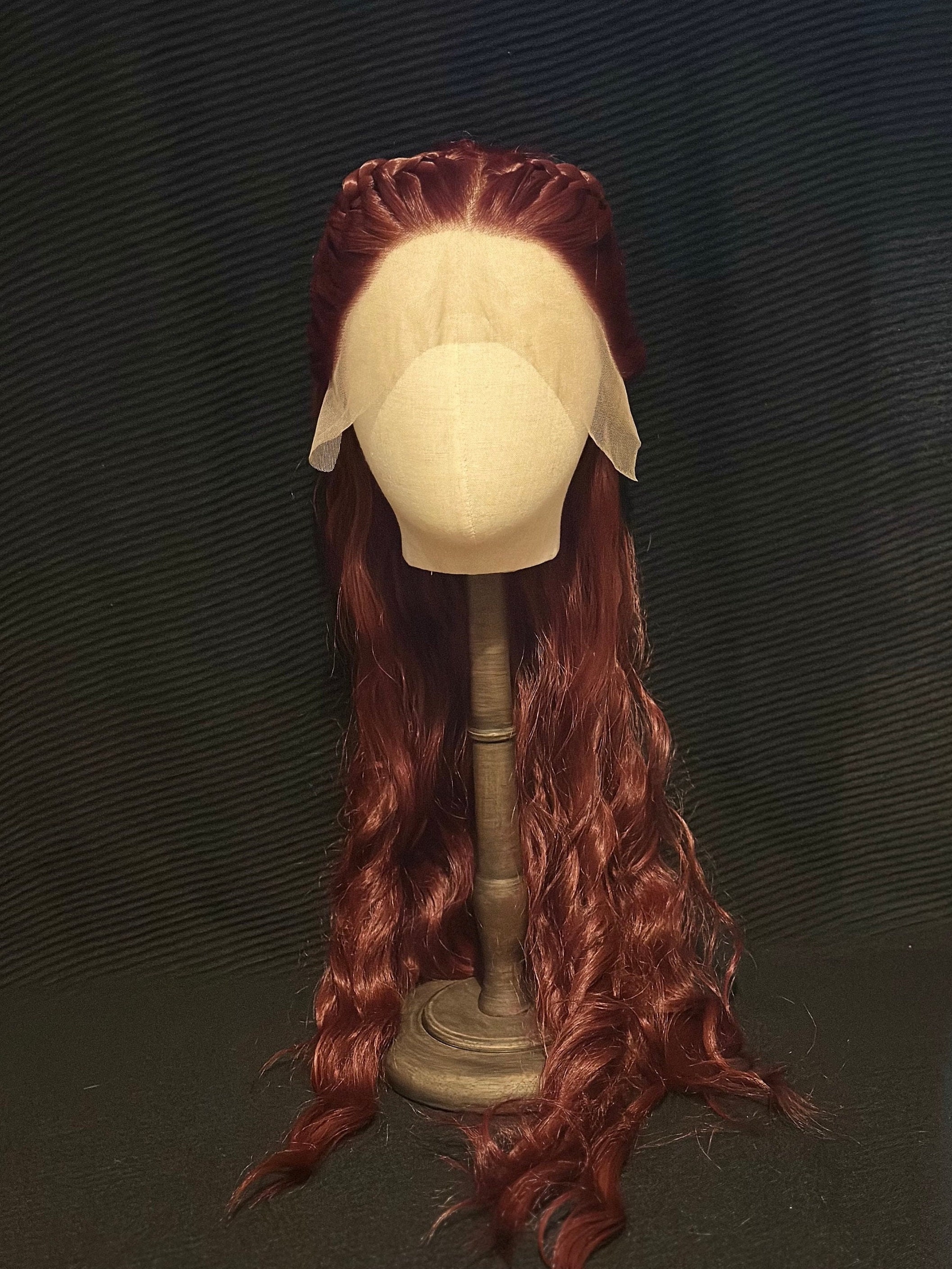 Brown viking wig hot sale
