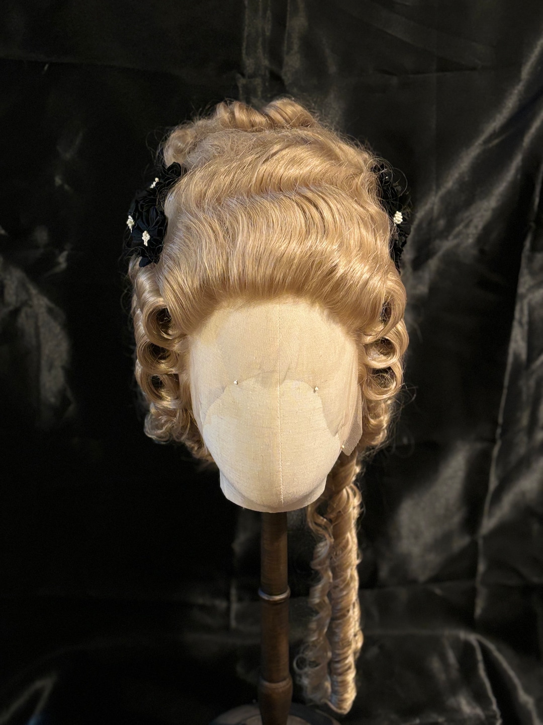 18th Century B.r.i.d.g.e.t.on Style Light Blonde Lace Front Syntetic ...