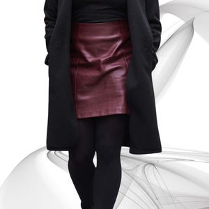 Handmade Women&#39;s Leather skirt, women&#39;s mini skirt, Genuine Leather skirt, Womens leather skirt, leather skirt womens, Mini skirt, Hot skirt