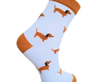 Dachshund Cassepieds fantasy socks - kids and adult sizes - Made in France